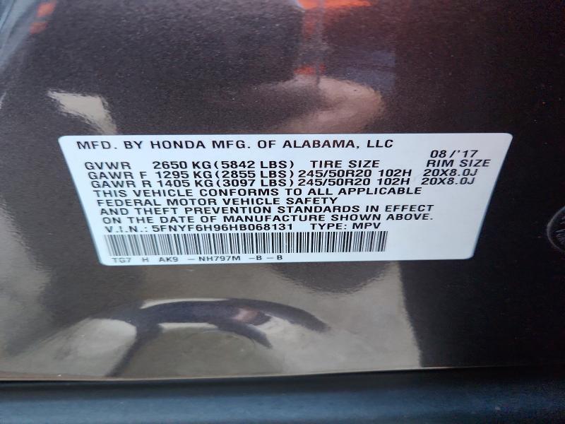 2017 Honda Pilot Touring