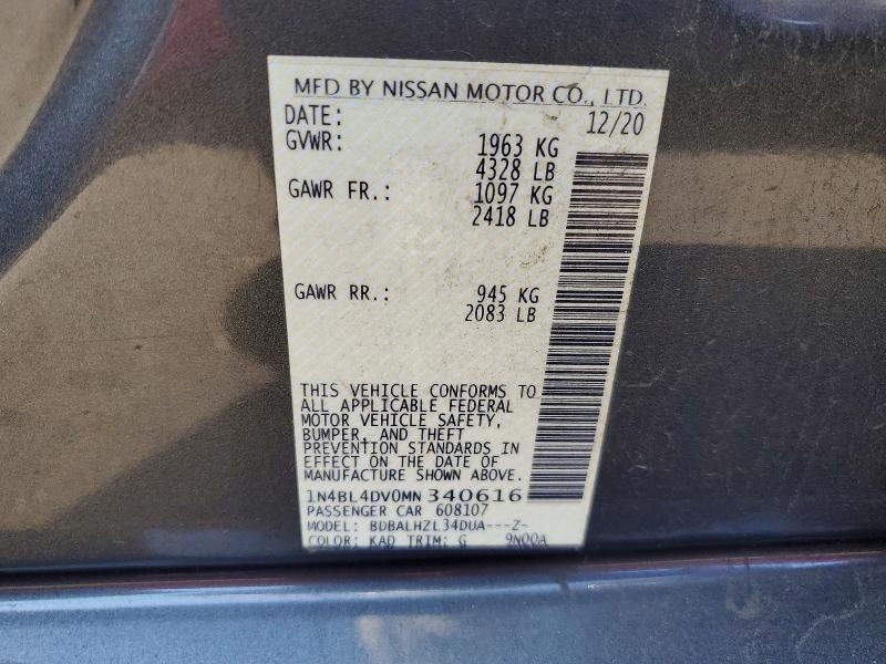 2021 Nissan Altima sv