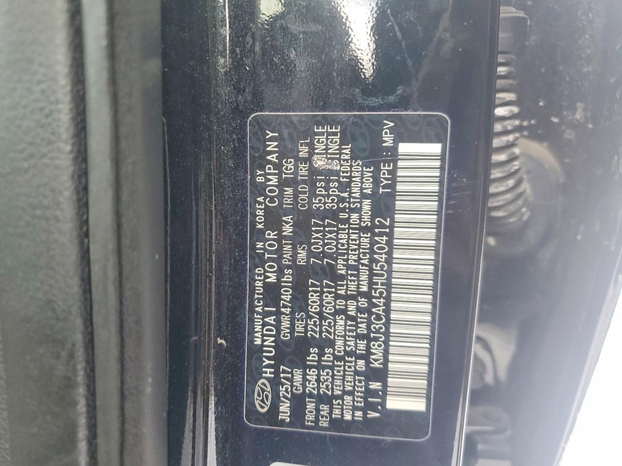 2017 Hyundai Tucson Limited