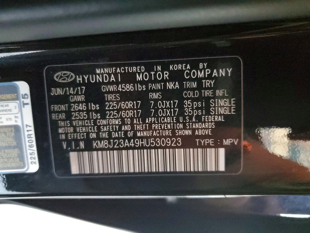 2017 Hyundai Tucson se