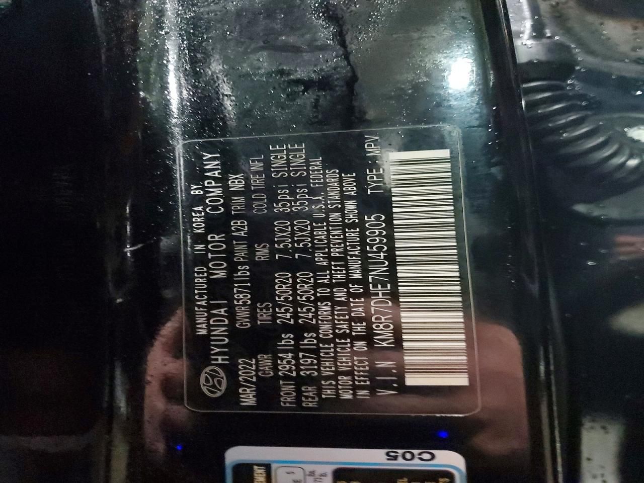 2022 Hyundai Palisade Calligraphy