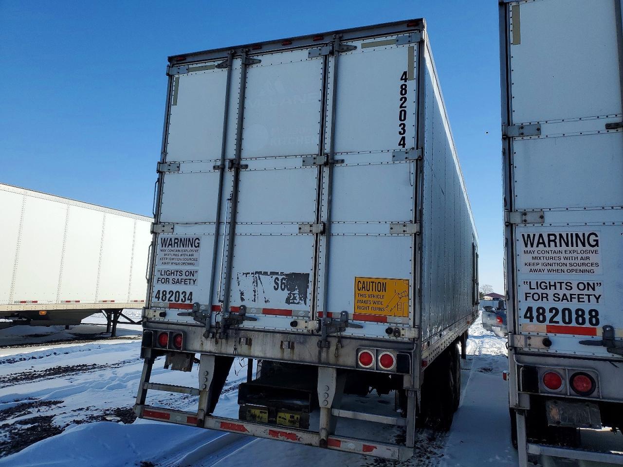 2013 Utility VS2RA Refrigerated Van Trailer