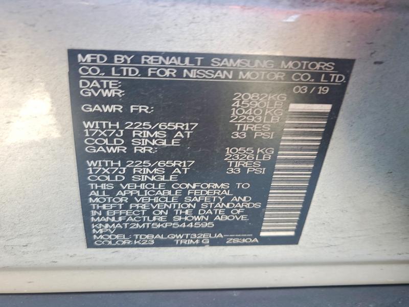 2019 Nissan Rogue s
