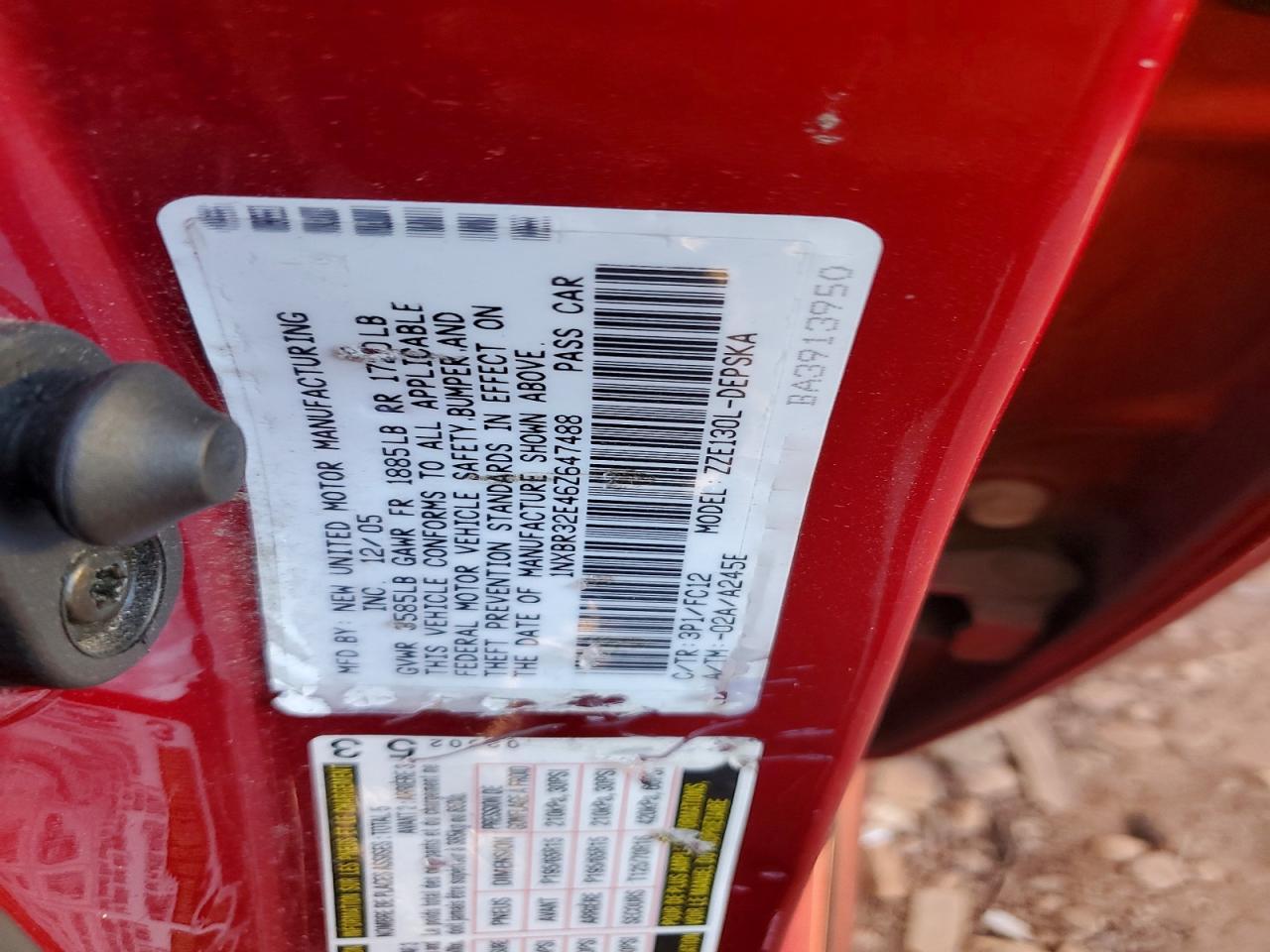 2006 Toyota Corolla ce