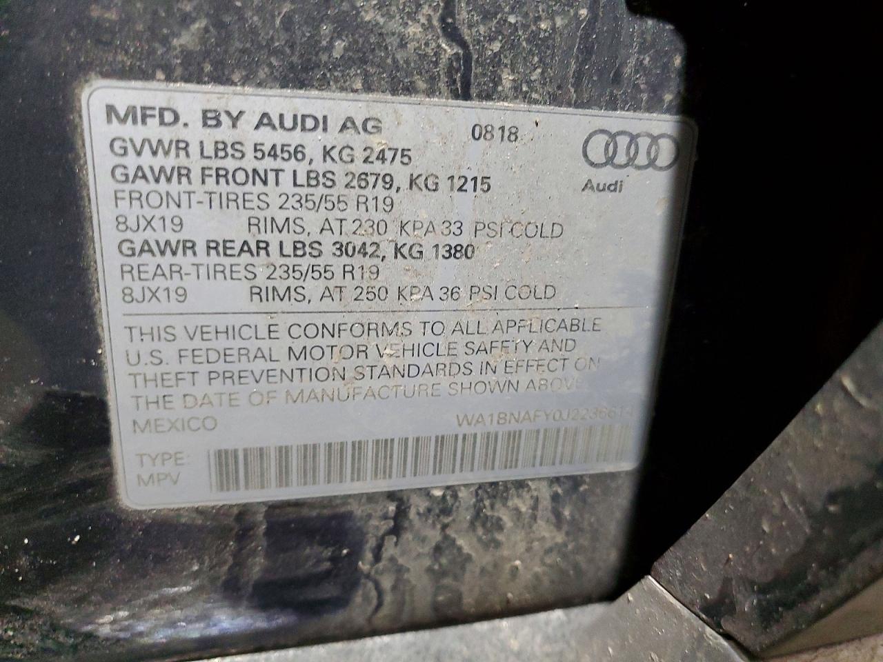 2018 Audi Q5 Premium Plus