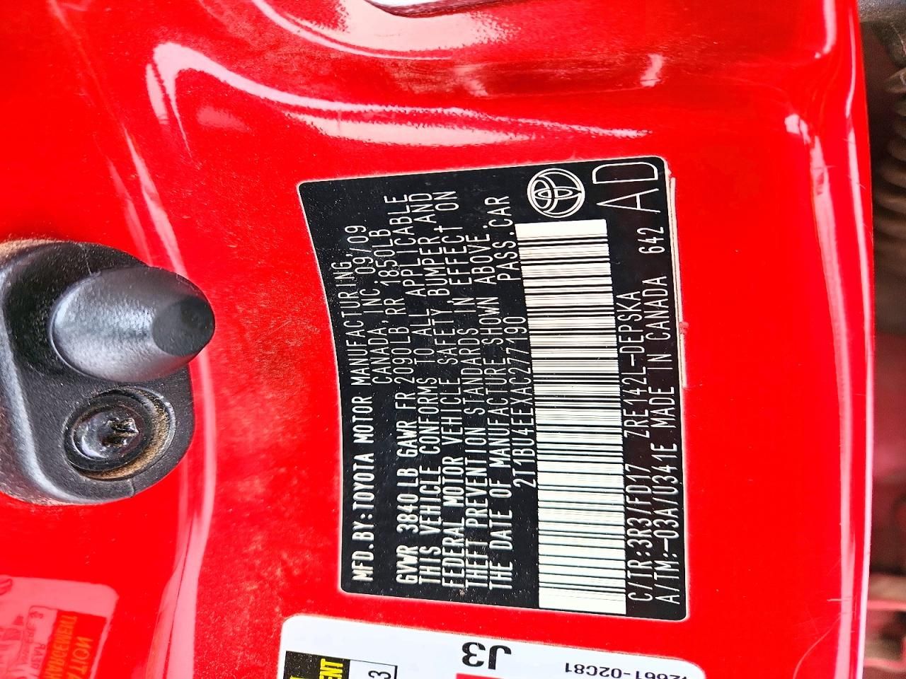 2010 Toyota Corolla Base