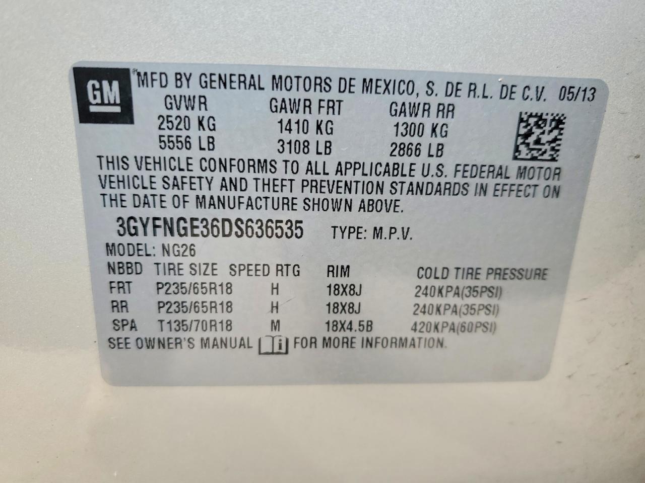 2013 Cadillac Srx Luxury Collection