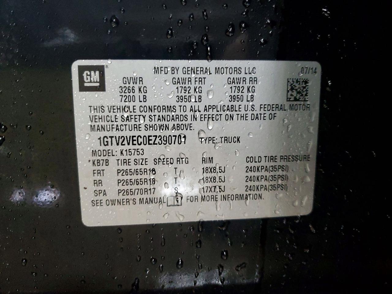 2014 GMC Sierra K1500 slt
