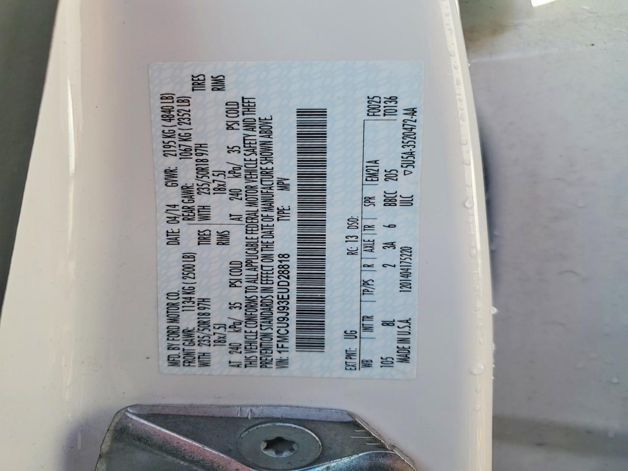 2014 Ford Escape Titanium