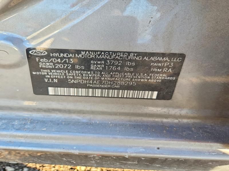 2013 Hyundai Elantra gls