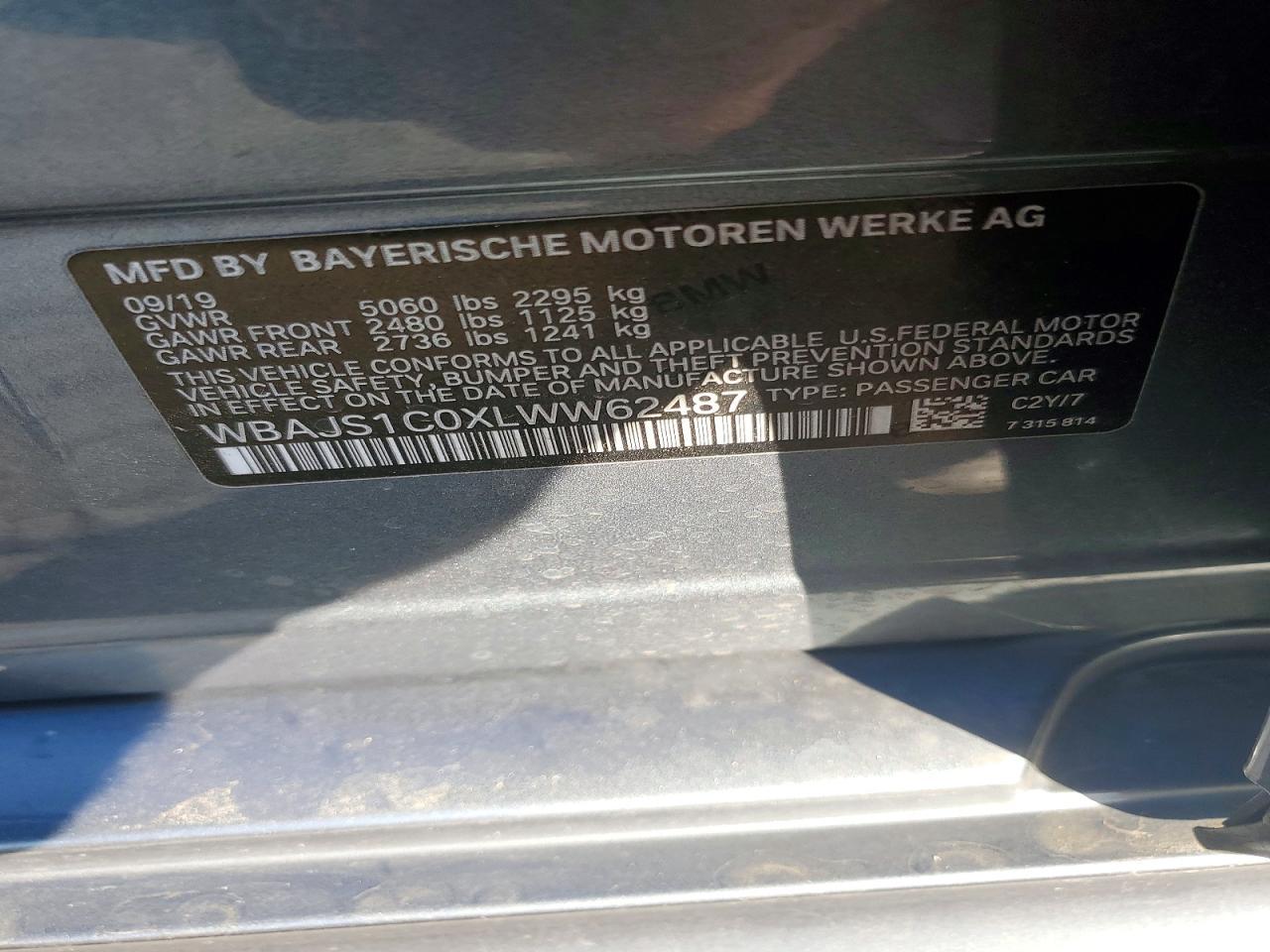 2020 BMW 540 i