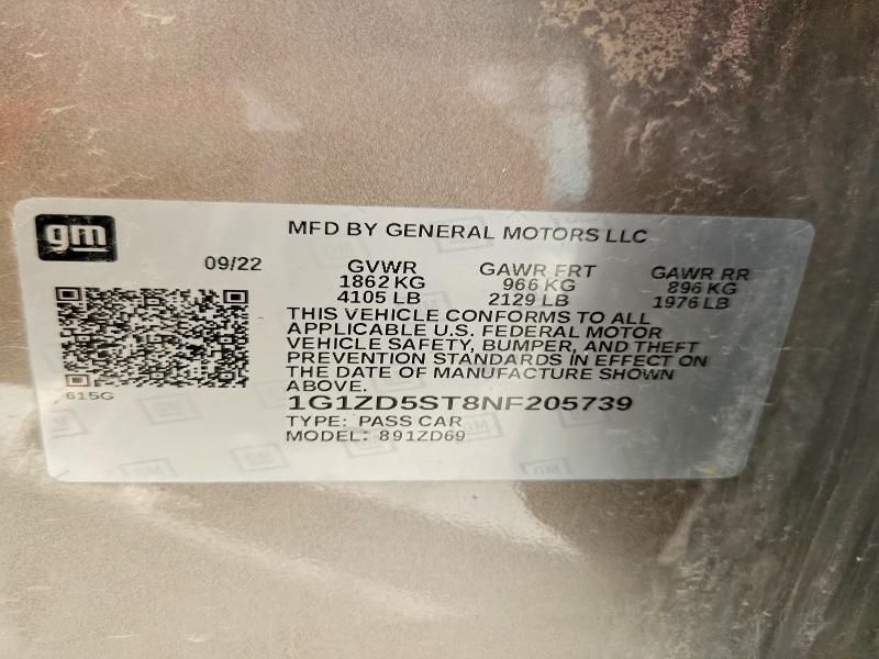 2022 Chevrolet Malibu lt