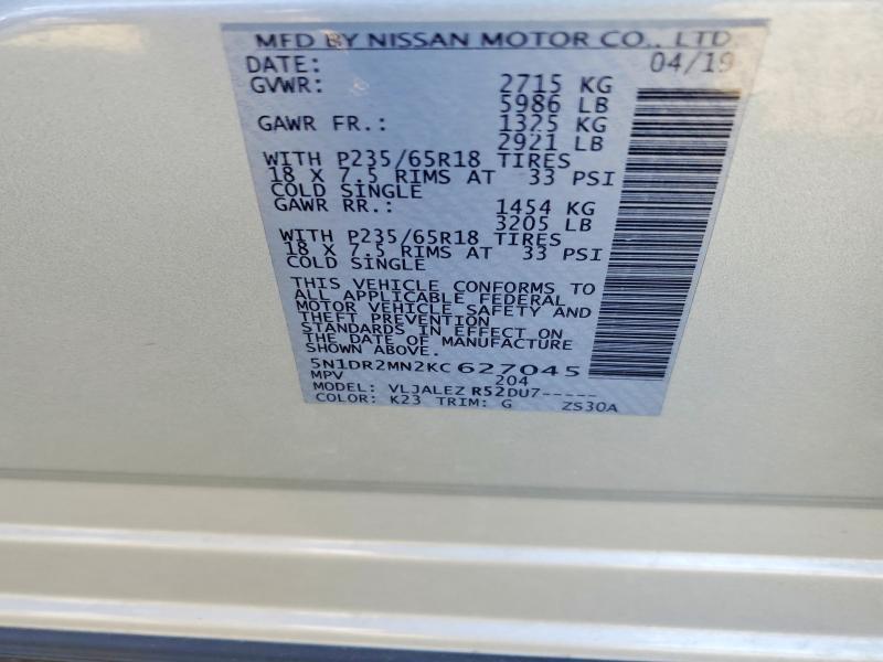 2019 Niss Pathfinder