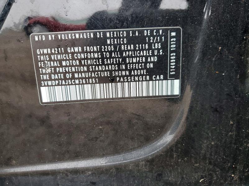 2012 Volkswagen Jetta se