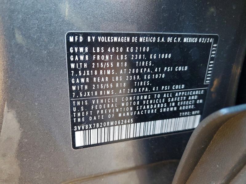 2024 Volkswagen Taos s