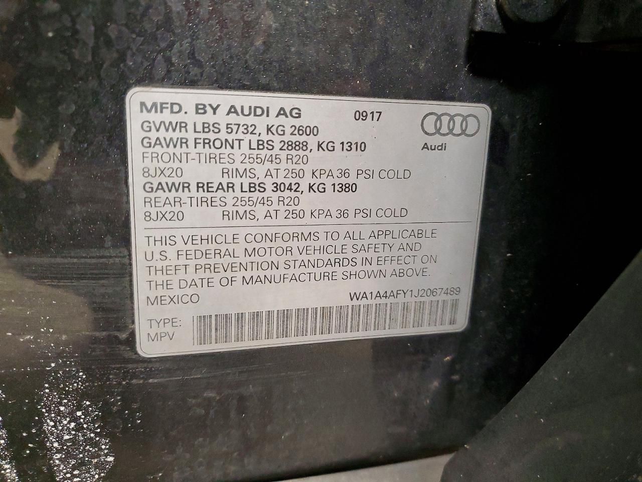 2018 Audi SQ5 Premium Plus