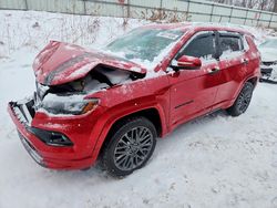 Jeep salvage cars for sale: 2022 Jeep Compass Limited