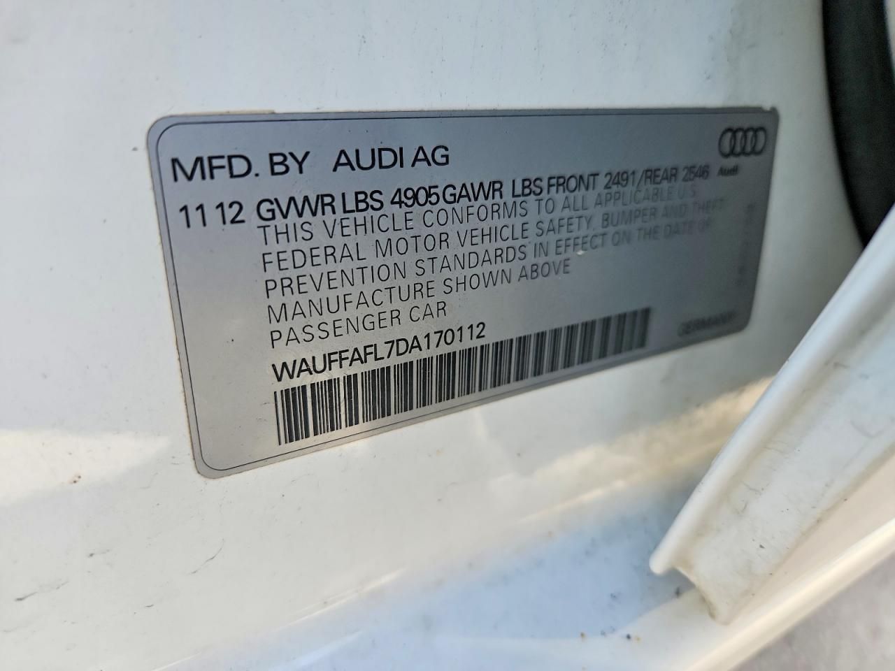 2013 Audi A4 Premium Plus