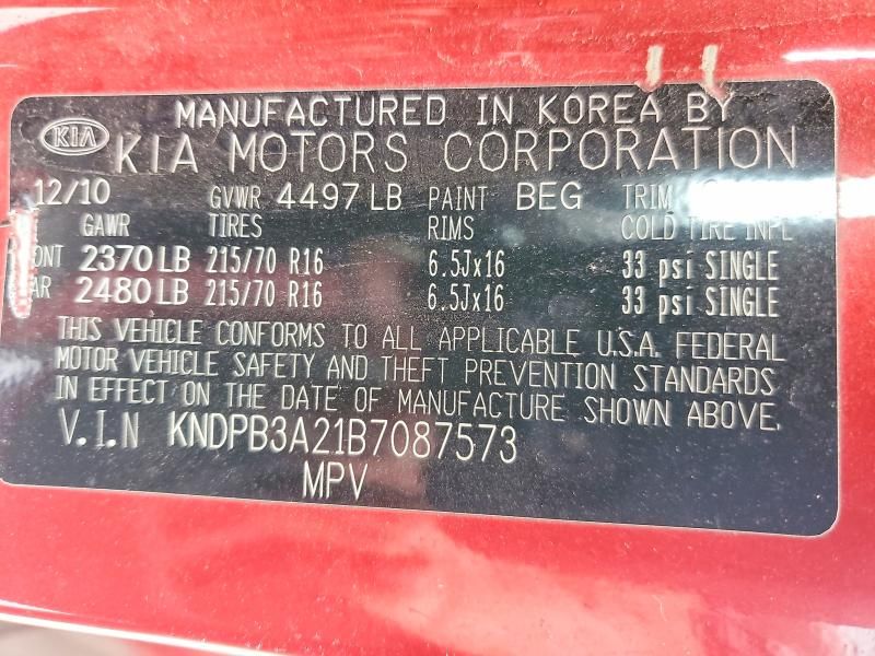 2011 KIA Sportage lx