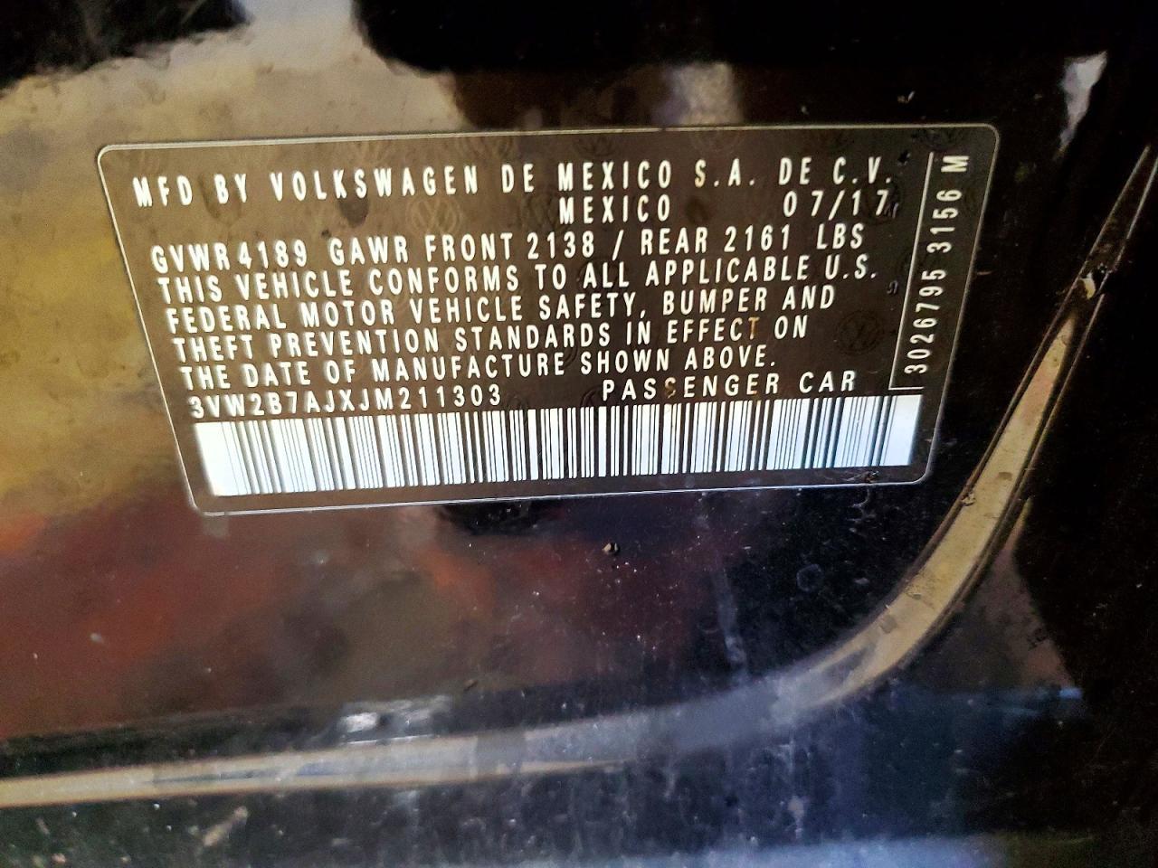 2018 Volkswagen Jetta s