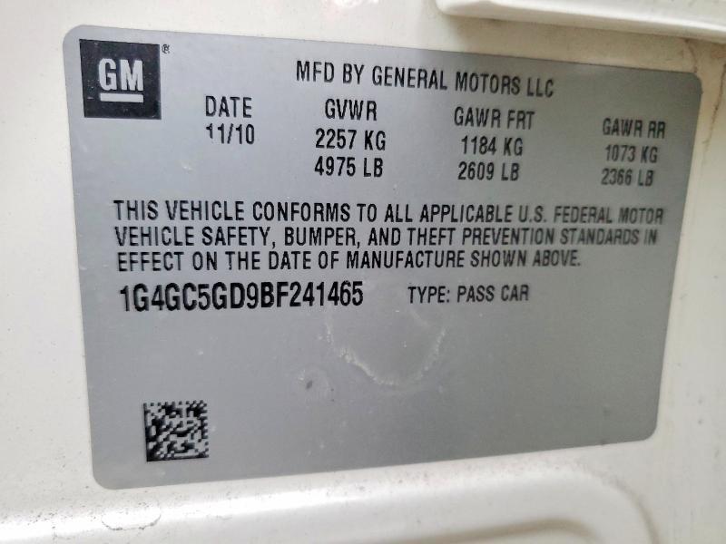 2011 Buick Lacrosse cxl