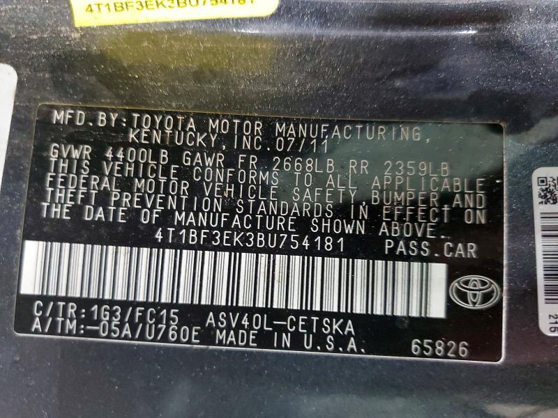 2011 Toyota Camry Base