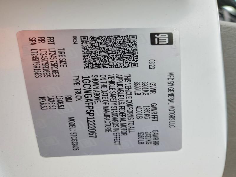 2023 Chevrolet Express G2500 Utility / Service van