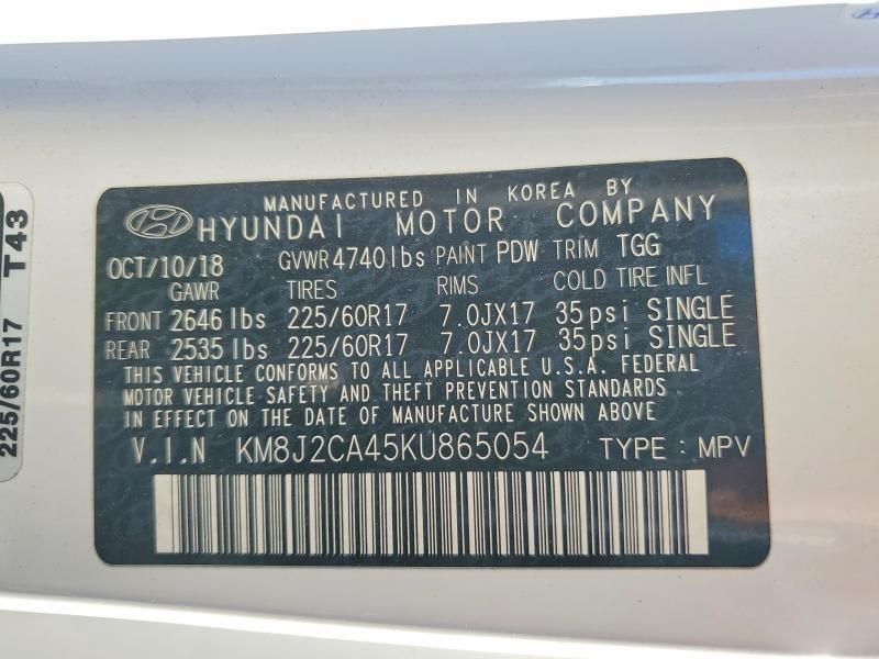 2019 Hyundai Tucson se