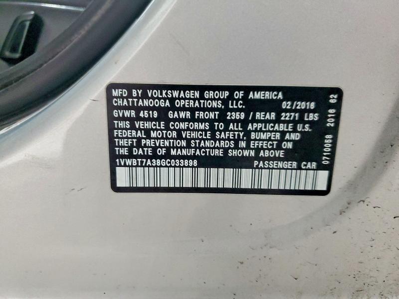 2016 Volkswagen Passat se