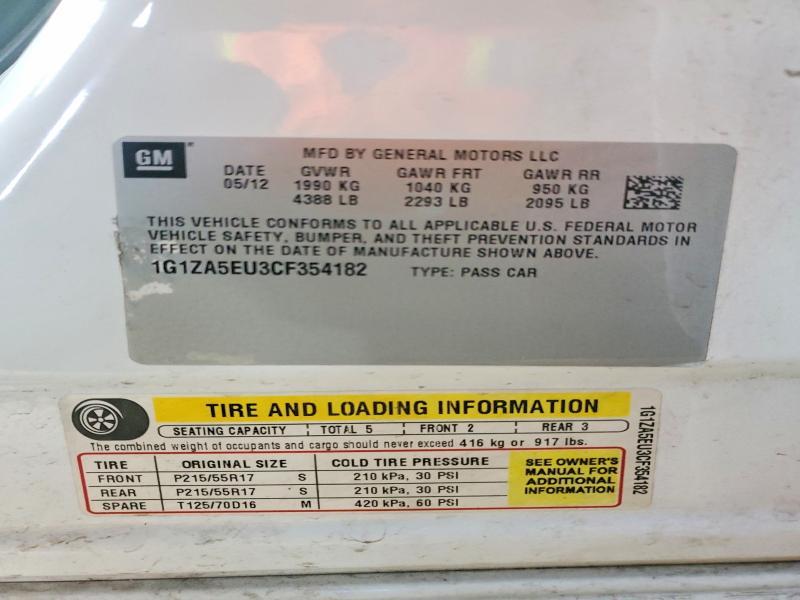 2012 Chevrolet Malibu ls