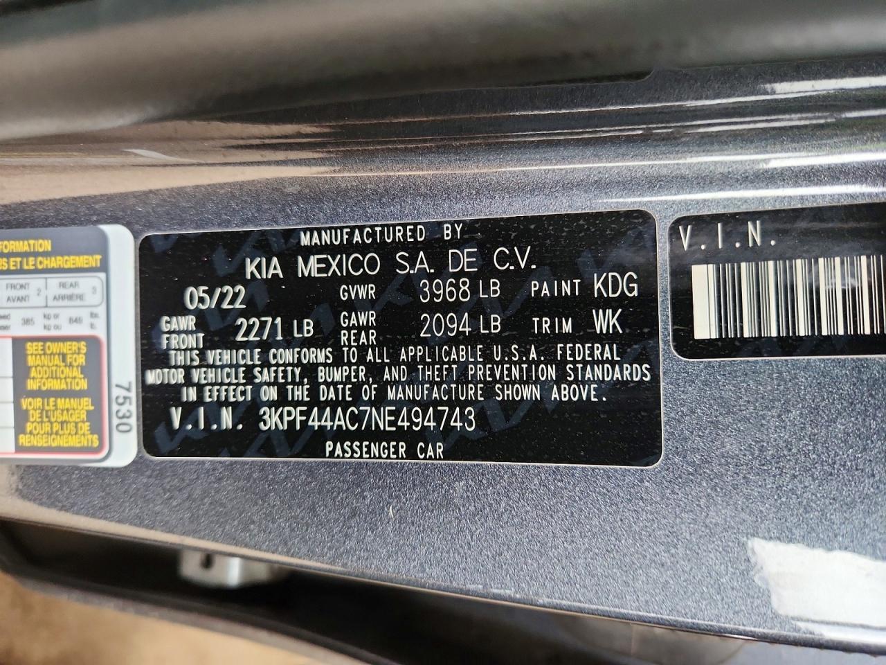 2022 KIA Forte gt