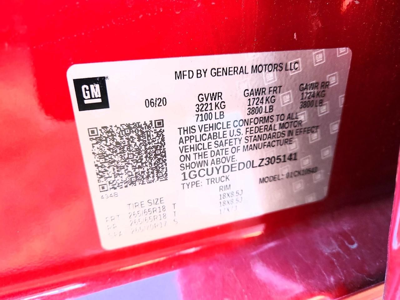 2020 Chevrolet Silverado K1500 lt