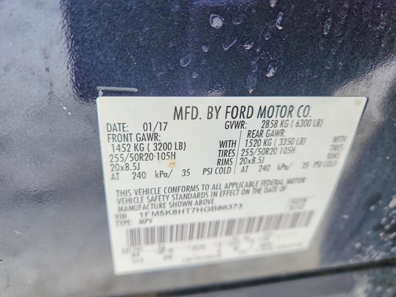 2017 Ford Explorer Platinum