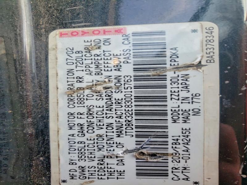 2003 Toyota Corolla ce