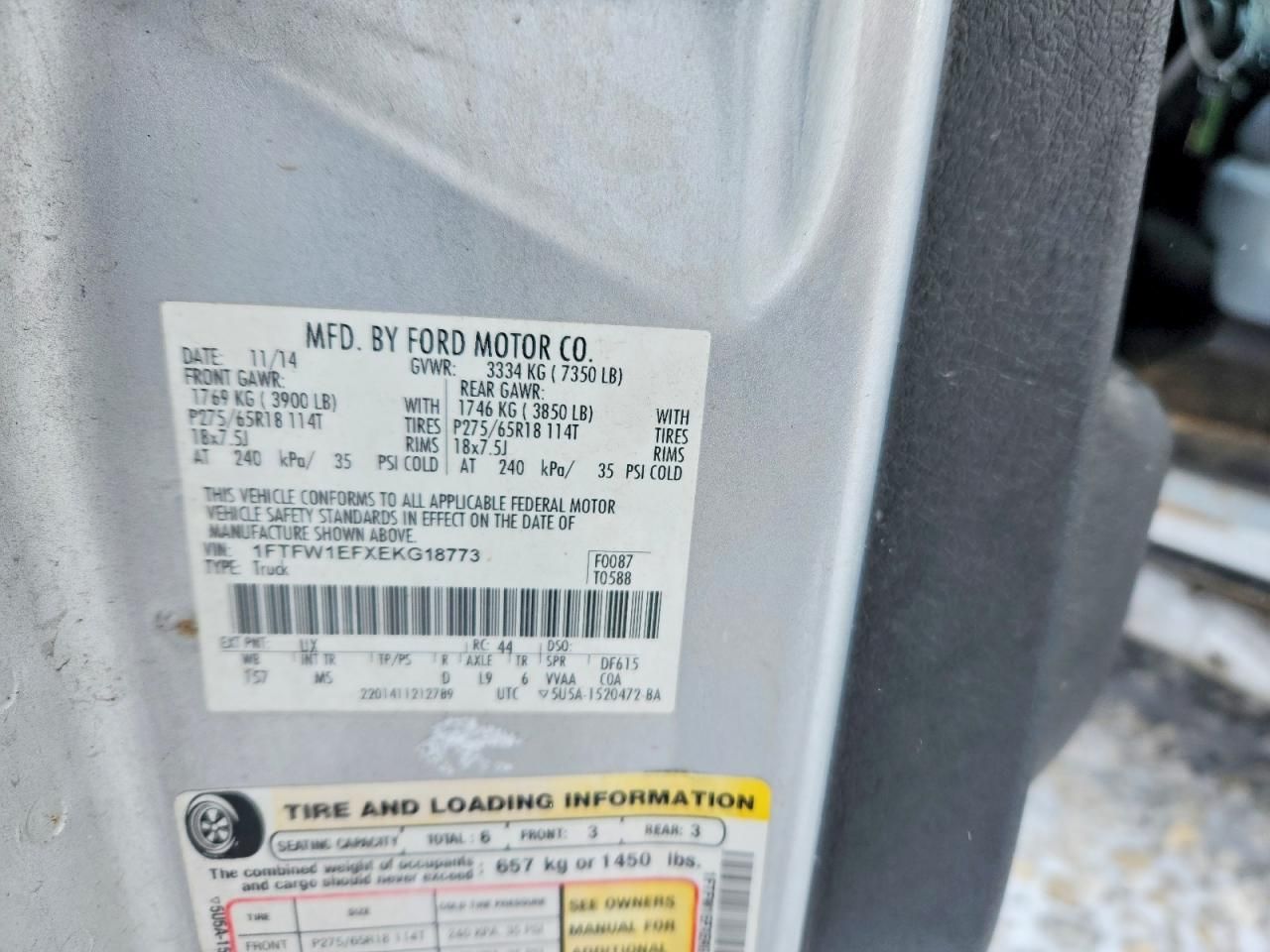 2014 Ford F150 Supercrew