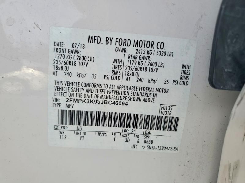 2018 Ford Edge Titanium