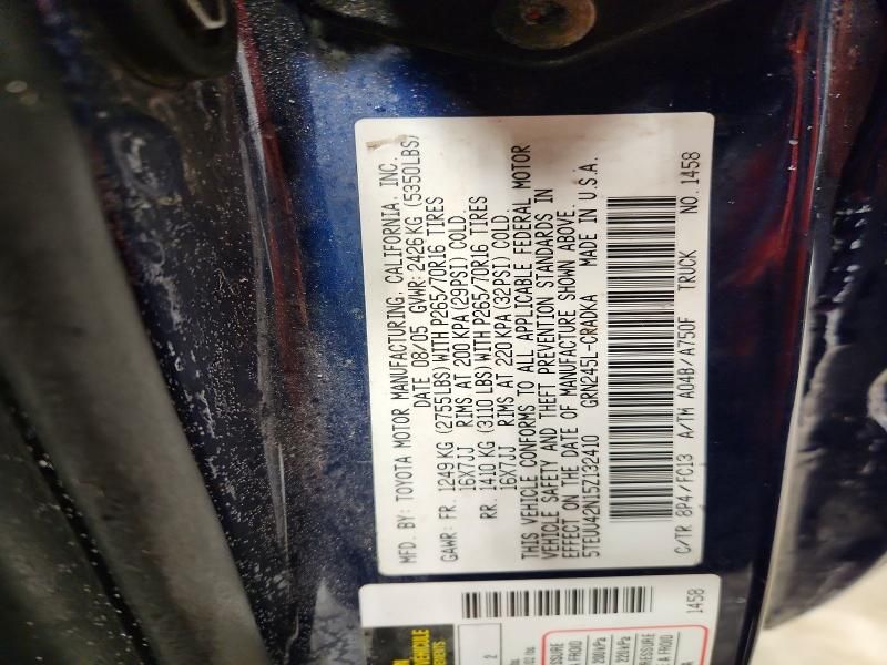 2005 Toyota Tacoma Access Cab