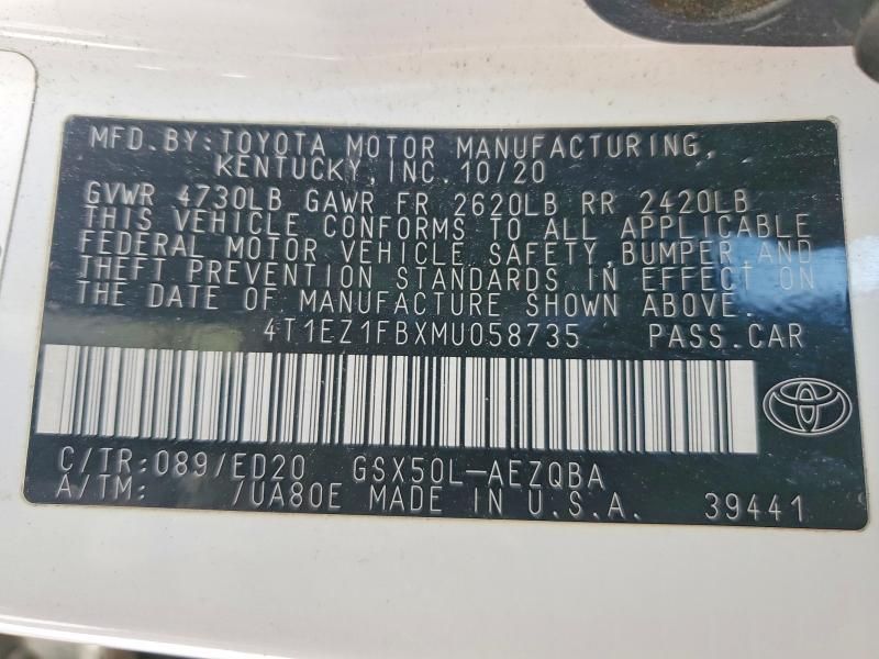 2021 Toyota Avalon Night Shade