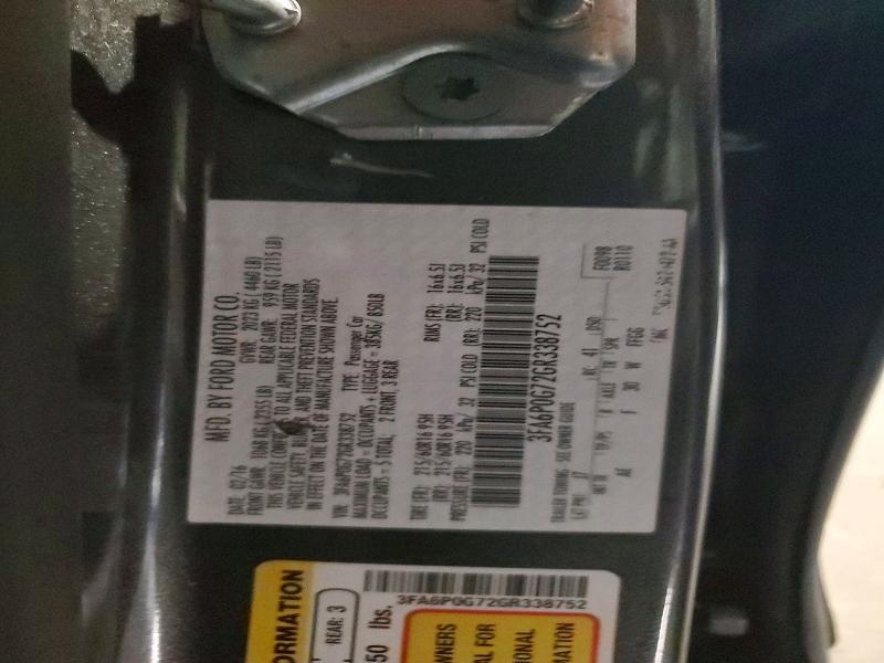 2016 Ford Fusion s
