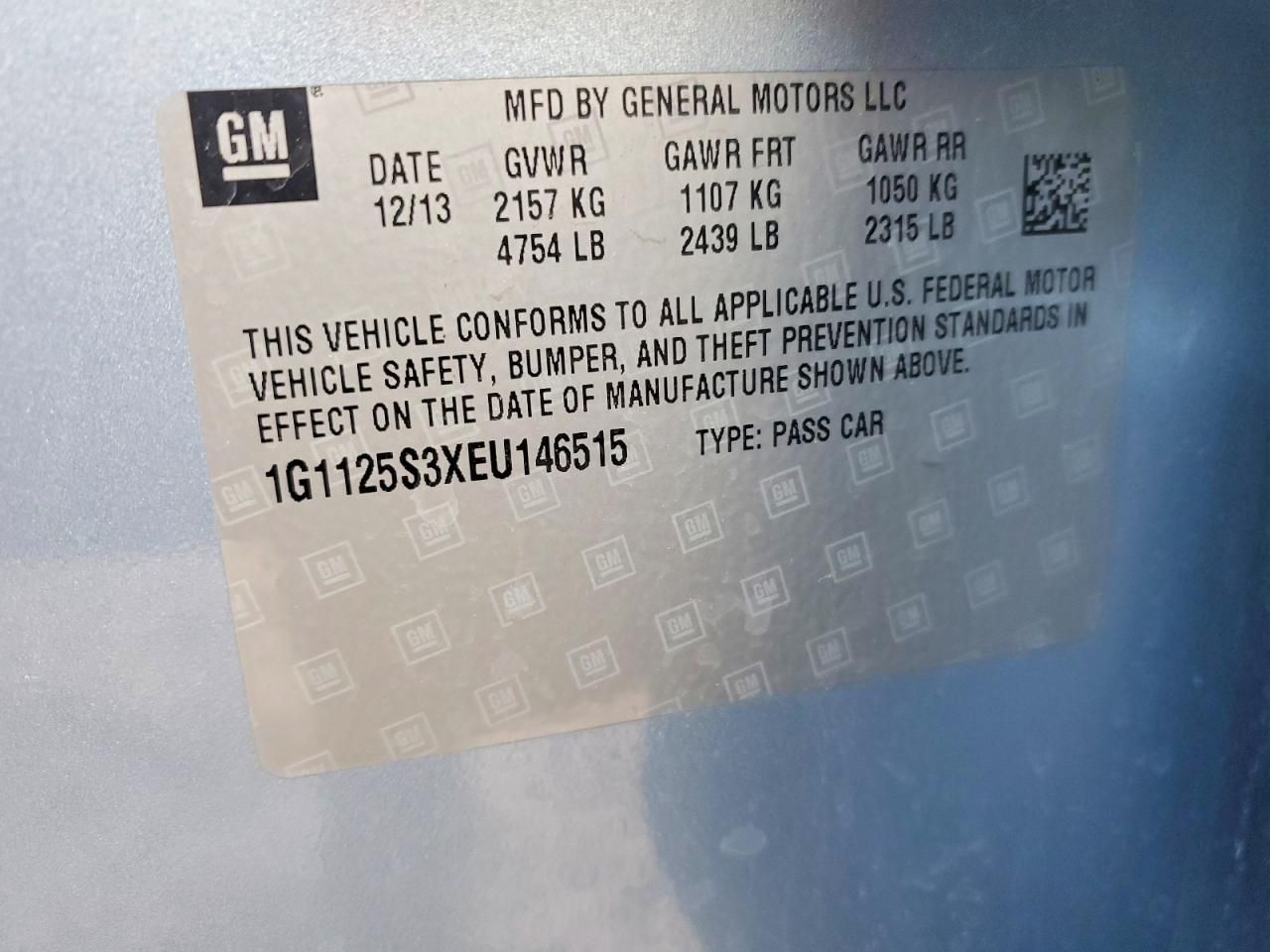 2014 Chevrolet Impala lt