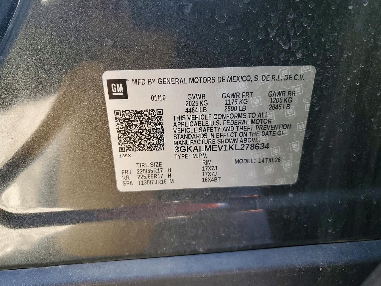 2019 GMC Terrain sle