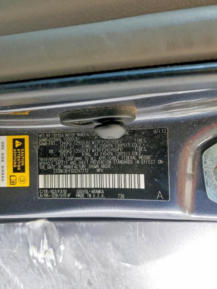 2013 Toyota Highlander Base