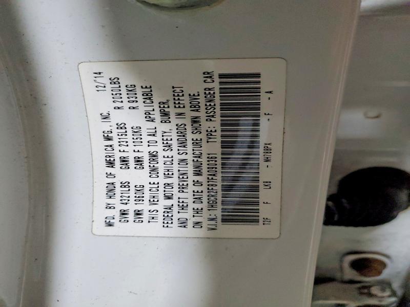 2015 Honda Accord exl