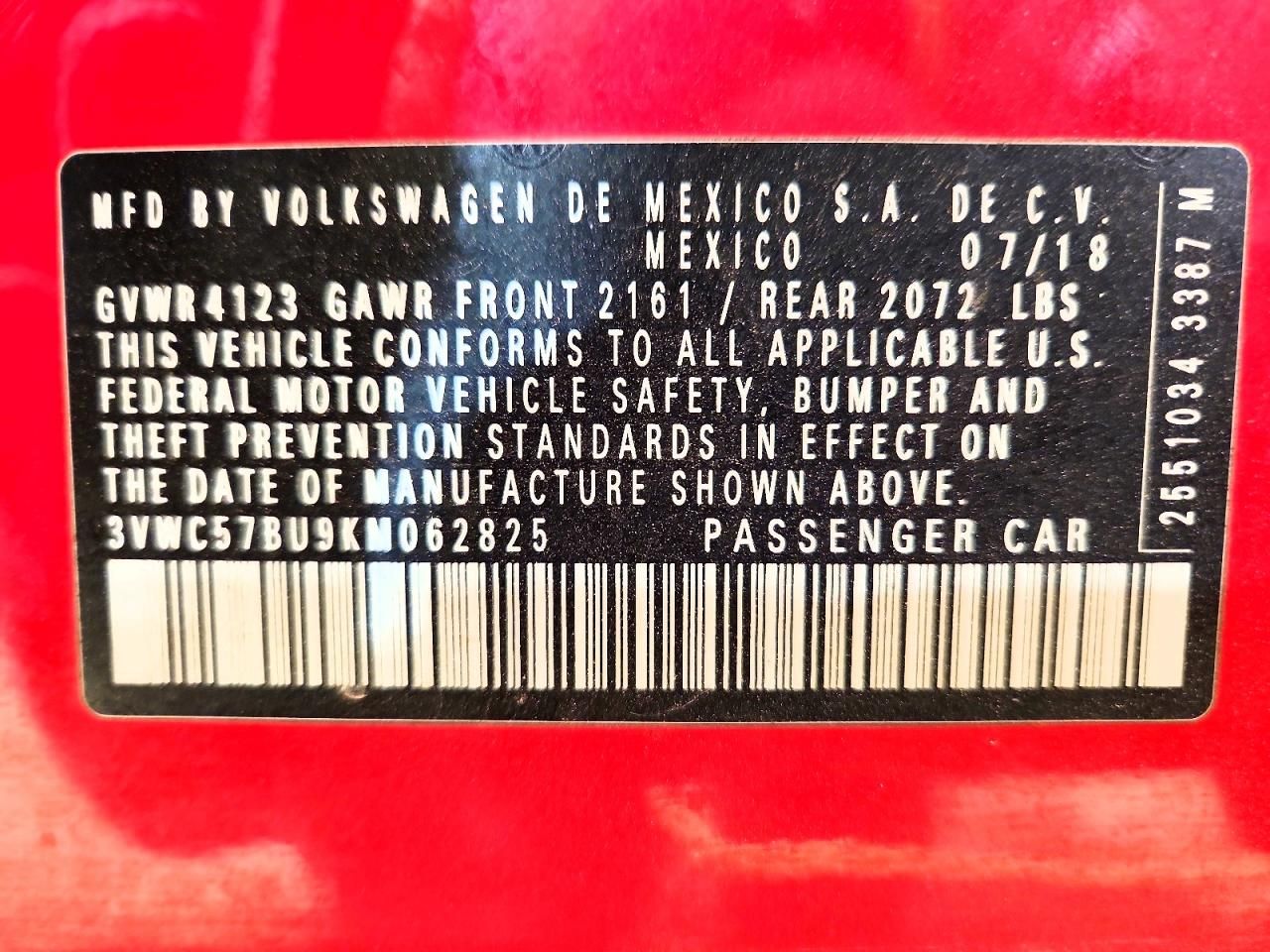 2019 Volkswagen Jetta s