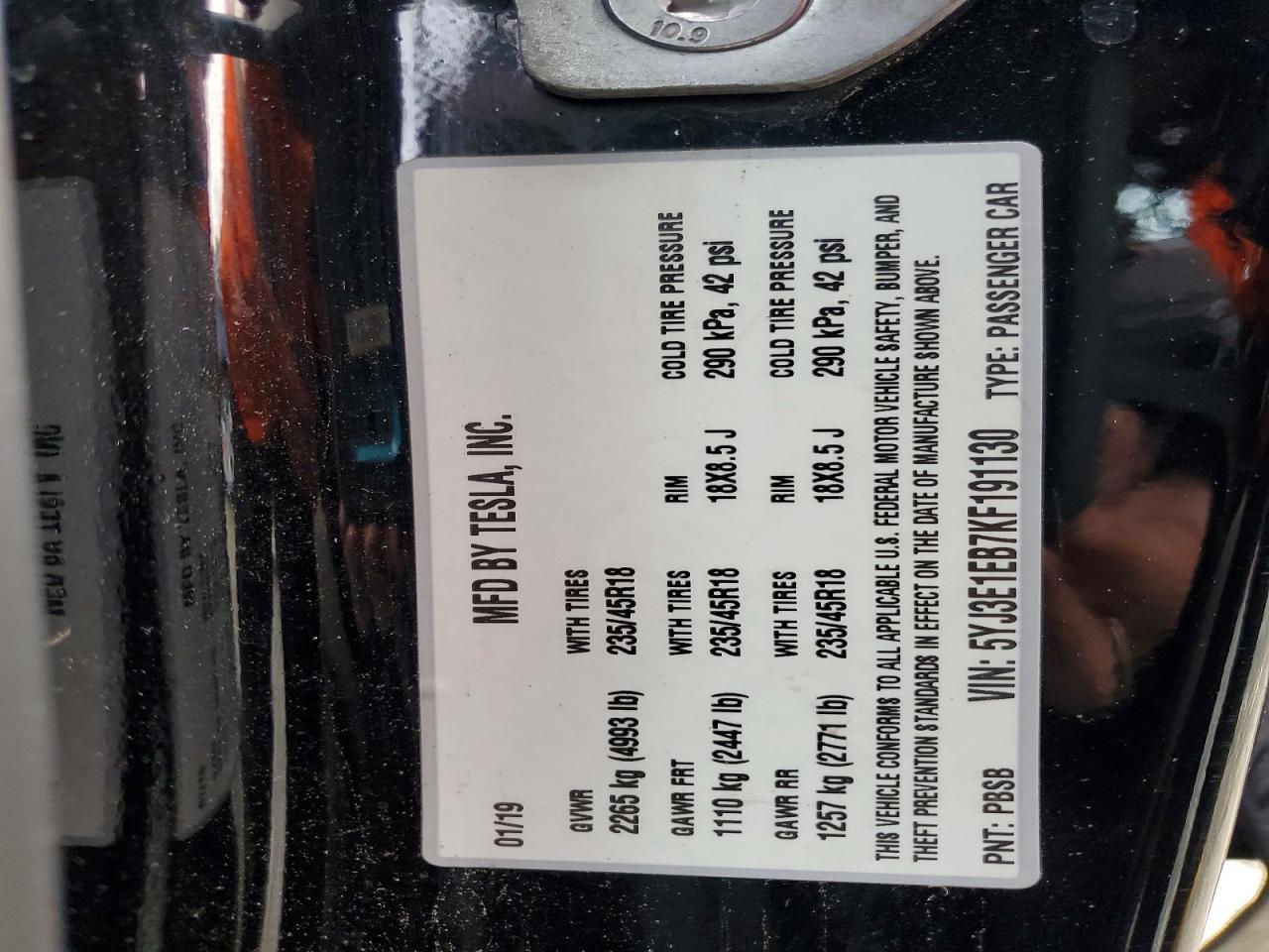 2019 Tesla Model 3