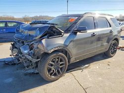 Salvage cars for sale from Copart Lebanon, TN: 2017 Ford Explorer Sport