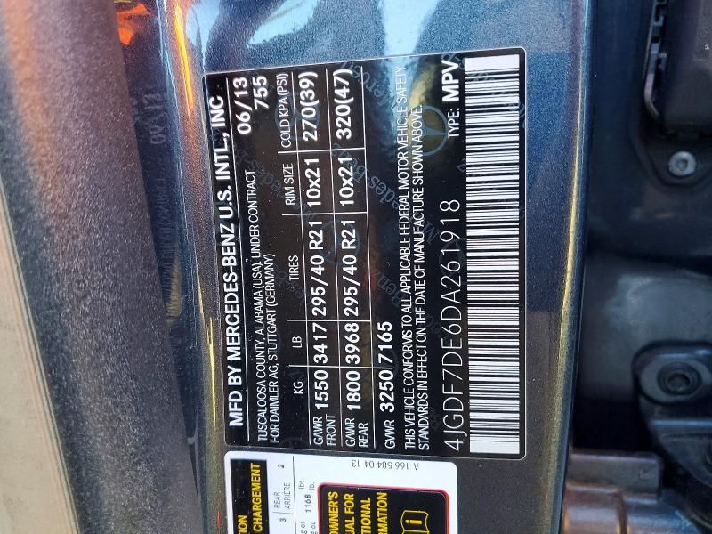 2013 Mercedes-Benz Gl 550 4matic