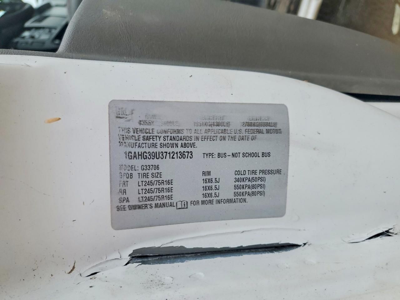 2007 Chevrolet Express G3500