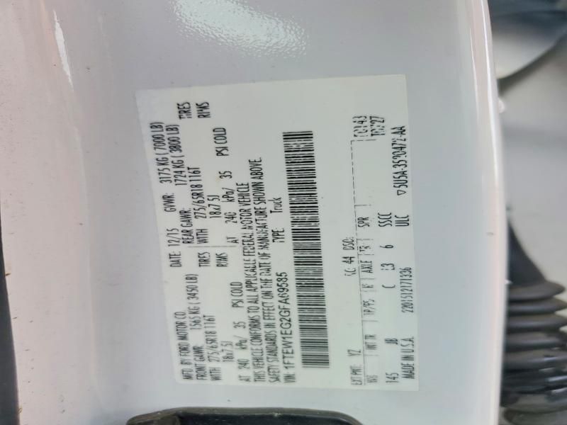 2016 Ford F150 Supercrew