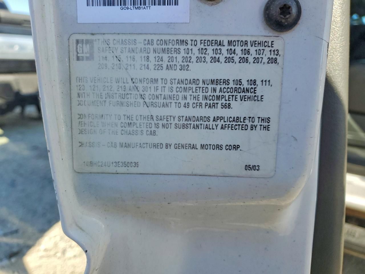 2003 Chevrolet Silverado Utility / Service Truck